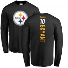 NFL Nike Pittsburgh Steelers #10 Martavis Bryant Black Backer Long Sleeve T-Shirt