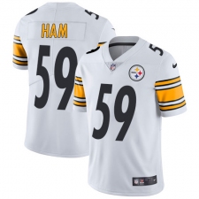 Youth Nike Pittsburgh Steelers #59 Jack Ham White Vapor Untouchable Limited Player NFL Jersey