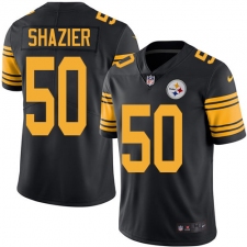 Youth Nike Pittsburgh Steelers #50 Ryan Shazier Elite Black Rush Vapor Untouchable NFL Jersey