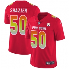 Youth Nike Pittsburgh Steelers #50 Ryan Shazier Limited Red 2018 Pro Bowl NFL Jersey