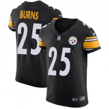 Men's Nike Pittsburgh Steelers #25 Artie Burns Black Team Color Vapor Untouchable Elite Player NFL Jersey