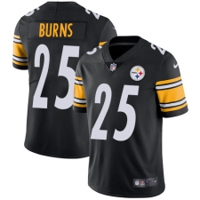 Youth Nike Pittsburgh Steelers #25 Artie Burns Black Team Color Vapor Untouchable Limited Player NFL Jersey