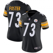 Women's Nike Pittsburgh Steelers #73 Ramon Foster Black Team Color Vapor Untouchable Limited Player NFL Jersey