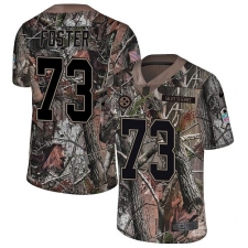 Youth Nike Pittsburgh Steelers #73 Ramon Foster Camo Rush Realtree Limited NFL Jersey