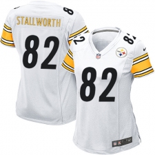 Women's Nike Pittsburgh Steelers #82 John Stallworth Game White NFL Jersey