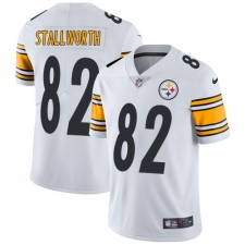 Youth Nike Pittsburgh Steelers #82 John Stallworth White Vapor Untouchable Limited Player NFL Jersey
