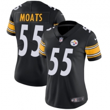 Women's Nike Pittsburgh Steelers #55 Arthur Moats Black Team Color Vapor Untouchable Limited Player NFL Jersey