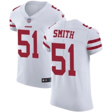 Men's Nike San Francisco 49ers #51 Malcolm Smith White Vapor Untouchable Elite Player NFL Jersey