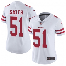Women's Nike San Francisco 49ers #51 Malcolm Smith Elite White NFL Jersey