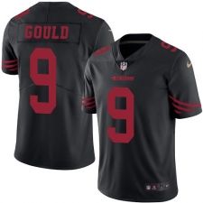 Youth Nike San Francisco 49ers #9 Robbie Gould Limited Black Rush Vapor Untouchable NFL Jersey