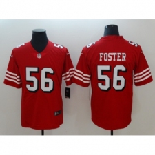Men's Nike San Francisco 49ers #56 Reuben Foster Limited red Rush Vapor Untouchable NFL Jerseys