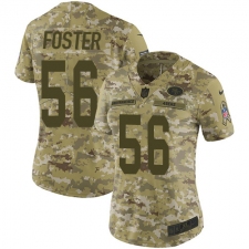 Women's Nike San Francisco 49ers #56 Reuben Foster Limited Camo 2018 Salute to Service NFL Jersey