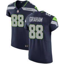 Men's Nike Seattle Seahawks #88 Jimmy Graham Steel Blue Team Color Vapor Untouchable Elite Player NFL Jersey