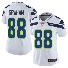Women's Nike Seattle Seahawks #88 Jimmy Graham White Vapor Untouchable Limited Player NFL Jersey