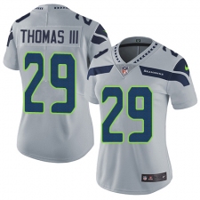 Women's Nike Seattle Seahawks #29 Earl Thomas III Grey Alternate Vapor Untouchable Limited Player NFL Jersey