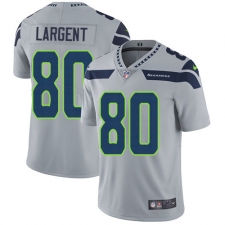 Youth Nike Seattle Seahawks #80 Steve Largent Elite Grey Alternate NFL Jersey