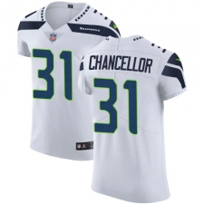 Men's Nike Seattle Seahawks #31 Kam Chancellor White Vapor Untouchable Elite Player NFL Jersey
