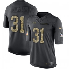 Youth Nike Seattle Seahawks #31 Kam Chancellor Limited Black 2016 Salute to Service NFL Jersey