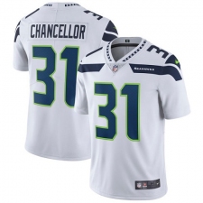Youth Nike Seattle Seahawks #31 Kam Chancellor White Vapor Untouchable Limited Player NFL Jersey