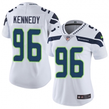 Women's Nike Seattle Seahawks #96 Cortez Kennedy Elite White NFL Jersey