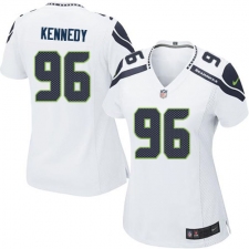Women's Nike Seattle Seahawks #96 Cortez Kennedy Game White NFL Jersey