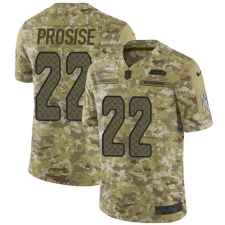 Men's Nike Seattle Seahawks #22 C. J. Prosise Limited Camo 2018 Salute to Service NFL Jersey
