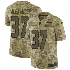 Youth Nike Seattle Seahawks #37 Shaun Alexander Limited Camo 2018 Salute to Service NFL Jersey