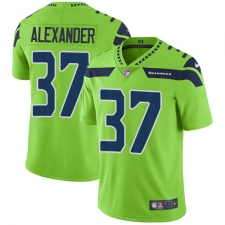 Youth Nike Seattle Seahawks #37 Shaun Alexander Limited Green Rush Vapor Untouchable NFL Jersey