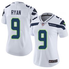 Women's Nike Seattle Seahawks #9 Jon Ryan Elite White NFL Jersey