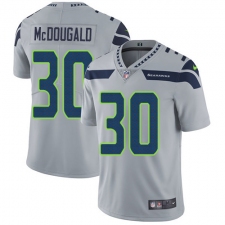 Men's Nike Seattle Seahawks #30 Bradley McDougald Grey Alternate Vapor Untouchable Limited Player NFL Jersey