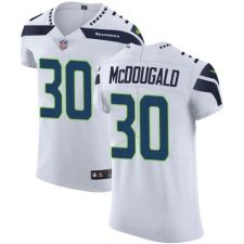 Men's Nike Seattle Seahawks #30 Bradley McDougald White Vapor Untouchable Elite Player NFL Jersey
