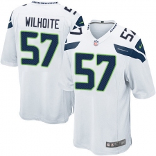 Men's Nike Seattle Seahawks #57 Michael Wilhoite Game White NFL Jersey