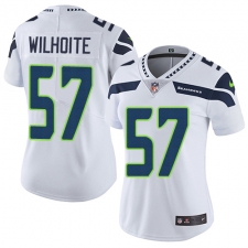 Women's Nike Seattle Seahawks #57 Michael Wilhoite Elite White NFL Jersey