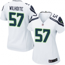 Women's Nike Seattle Seahawks #57 Michael Wilhoite Game White NFL Jersey