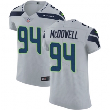 Men's Nike Seattle Seahawks #94 Malik McDowell Grey Alternate Vapor Untouchable Elite Player NFL Jersey