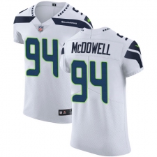 Men's Nike Seattle Seahawks #94 Malik McDowell White Vapor Untouchable Elite Player NFL Jersey