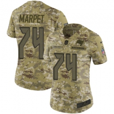 Women's Nike Tampa Bay Buccaneers #74 Ali Marpet Limited Camo 2018 Salute to Service NFL Jersey