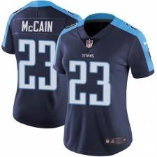 Women's Nike Tennessee Titans #23 Brice McCain Elite Navy Blue Alternate NFL Jersey