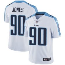 Youth Nike Tennessee Titans #90 DaQuan Jones Elite White NFL Jersey