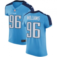 Men's Nike Tennessee Titans #96 Sylvester Williams Light Blue Team Color Vapor Untouchable Elite Player NFL Jersey