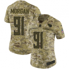 Women's Nike Tennessee Titans #91 Derrick Morgan Limited Camo 2018 Salute to Service NFL Jersey