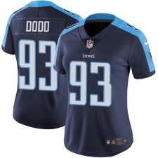 Women's Nike Tennessee Titans #93 Kevin Dodd Navy Blue Alternate Vapor Untouchable Limited Player NFL Jersey