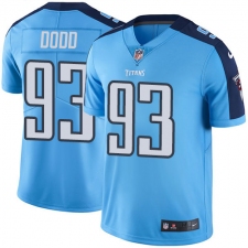 Youth Nike Tennessee Titans #93 Kevin Dodd Elite Light Blue Team Color NFL Jersey