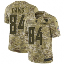 Men's Nike Tennessee Titans #84 Corey Davis Limited Camo 2018 Salute to Service NFL Jersey