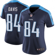 Women's Nike Tennessee Titans #84 Corey Davis Elite Navy Blue Alternate NFL Jersey