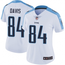 Women's Nike Tennessee Titans #84 Corey Davis Elite White NFL Jersey