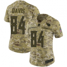 Women's Nike Tennessee Titans #84 Corey Davis Limited Camo 2018 Salute to Service NFL Jersey