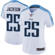 Women's Nike Tennessee Titans #25 Adoree' Jackson Elite White NFL Jersey