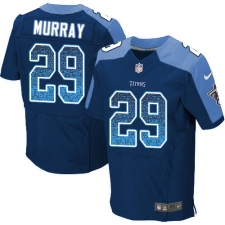 Men's Nike Tennessee Titans #29 DeMarco Murray Elite Navy Blue Alternate Drift Fashion NFL Jersey
