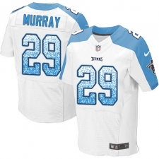 Men's Nike Tennessee Titans #29 DeMarco Murray Elite White Road Drift Fashion NFL Jersey